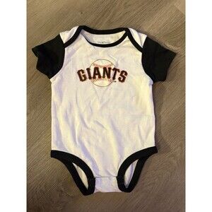 NWOT Baby unisex boy or Girl Giants baseball onesie 3/6 months